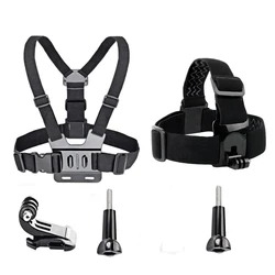 Adjustable Chest Strap Harness for Action Cameras - Hands-Free Sport Accessory