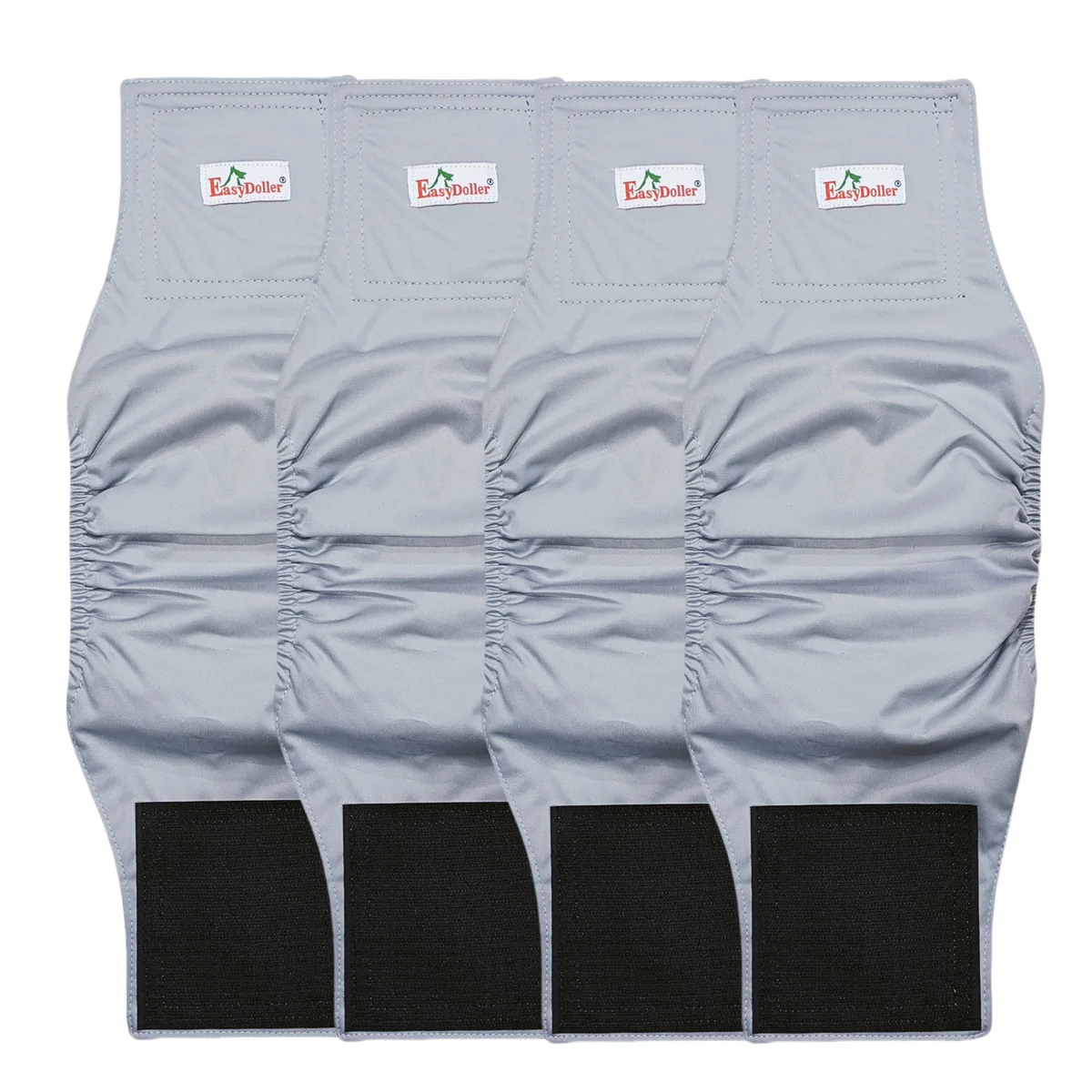 4 Pcs Washable Male Dog Diaper Reusable Pet Physiological Pants Cloth Nappy Belly Band Wrap Leak Proof Dog Diapers Training pet diapers dog diapers dog nappies
