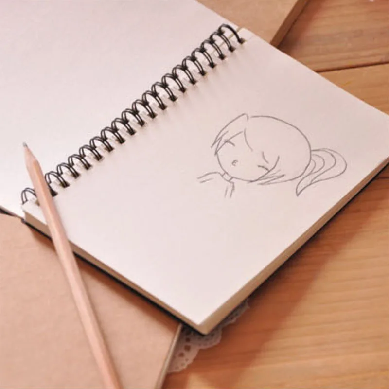 

Art Supplies Creative Stationery Simple Sketch Student Sketchbook Hand-painted Picture Graffiti Blank Notebook Watercolor Paper