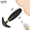 Anal Butt Plug Vibrators 10 Vibration Modes Male Sex Toys Prostate Massager Anal Plug Toys With Remote Control Vibrator Female 1