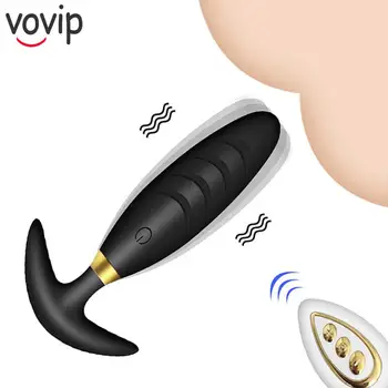 Anal Butt Plug Vibrators 10 Vibration Modes Male Sex Toys Prostate Massager Anal Plug Toys With Remote Control Vibrator Female 1