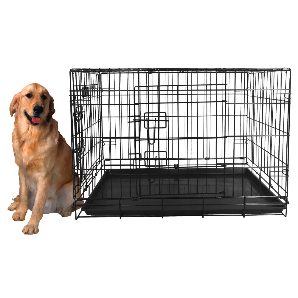 Elevon Foldable Double-Door Dog Crate 1