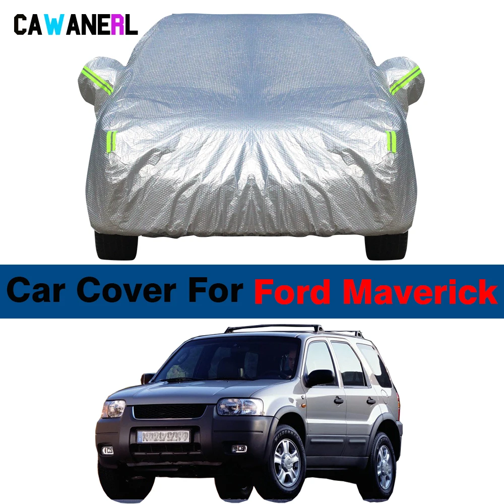 Copertura Per Auto Spessa A 3 Strati Per Ford Maverick Impermeabile Anti-Uv Sun Snow Rain Grandine Wind Paint Protection Copertura Suv Antipolvere