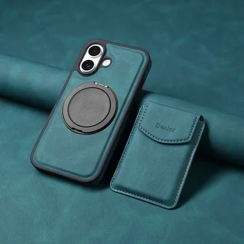 iPhone Leather Wallet Case with Wireless Charging 1