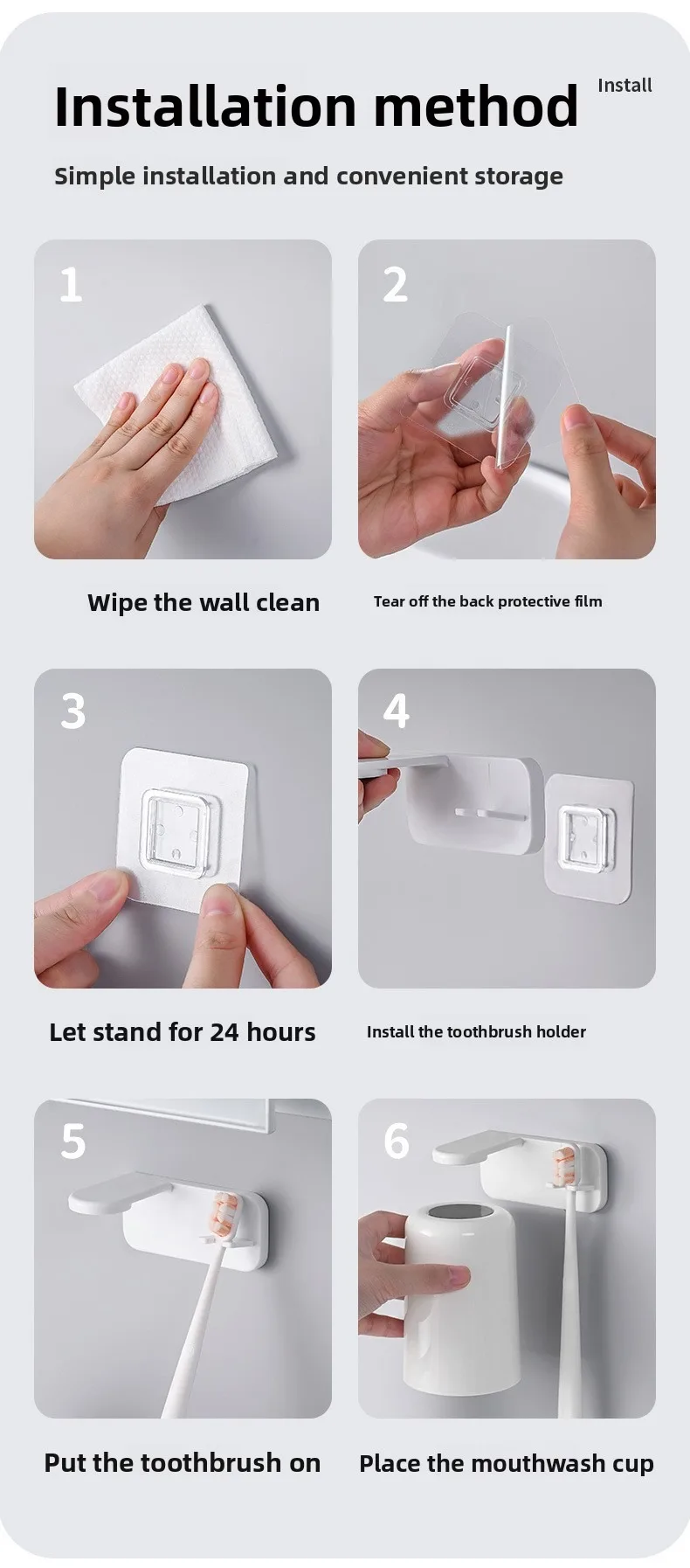 Portaspazzolini magnetico con bicchiere per bagno_voghion.com