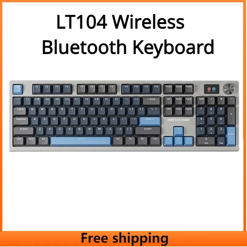 

LT104 Wireless Bluetooth Keyboard Game Office Keyboard and Mouse RGB Full Color Backlight Multi-Color Lighting Keyboard Set