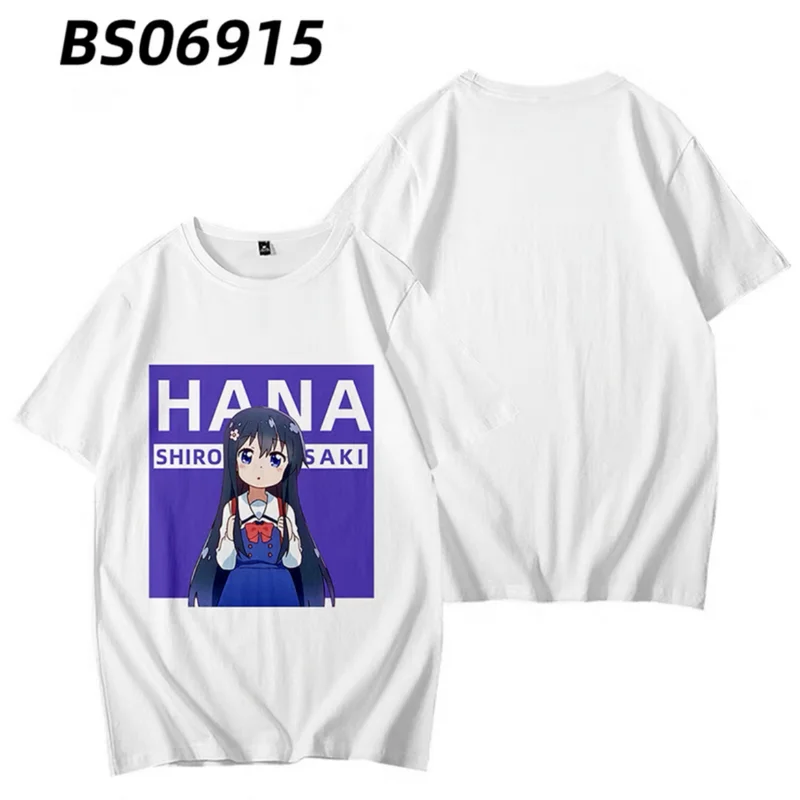 Unisex Anime Cos Watashi ni Tenshi ga Maiorita Hana Shirosaki Cotton Casual  Short T-Shirt Tee Tshirt - AliExpress