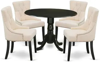 Dining Set with Parson Chairs 1