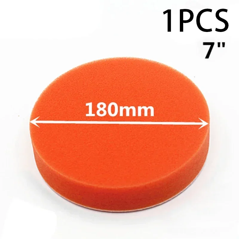 Flat Sponge Polishing Buffing Pad Kit 180MM 7 Inch For Car Polisher Clean Waxing Auto Paint Maintenance Care Tools Car Polishing Pad Car Polish Pad Car Polishing Sponge Polishing Sponge Set