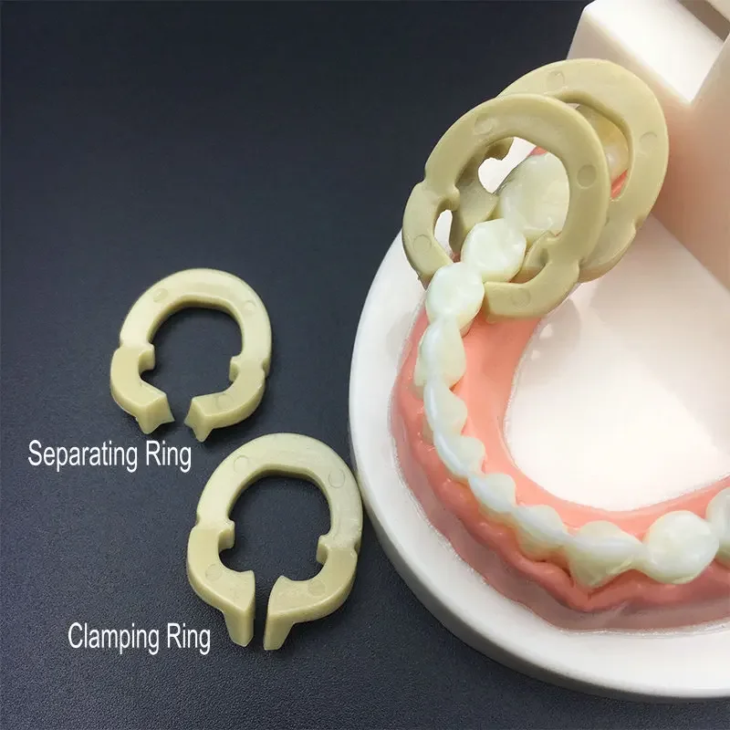 4 Pz/Scatola Dental Resin Clamping Anello Di Separazione Strumenti Di Odontoiatria Autoclavabili