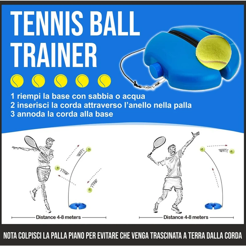 Tennis Trainer Tennis Training Ball Professional Training Primary Tool Exercise Self-study Rebound Ball Indoor Practice