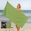 Fast Dry Camping Towel Lightweight Compact, Sand-Proof Microfiber for Beach Gym with Carry Bag | 3x Drying Swimming Towels 1