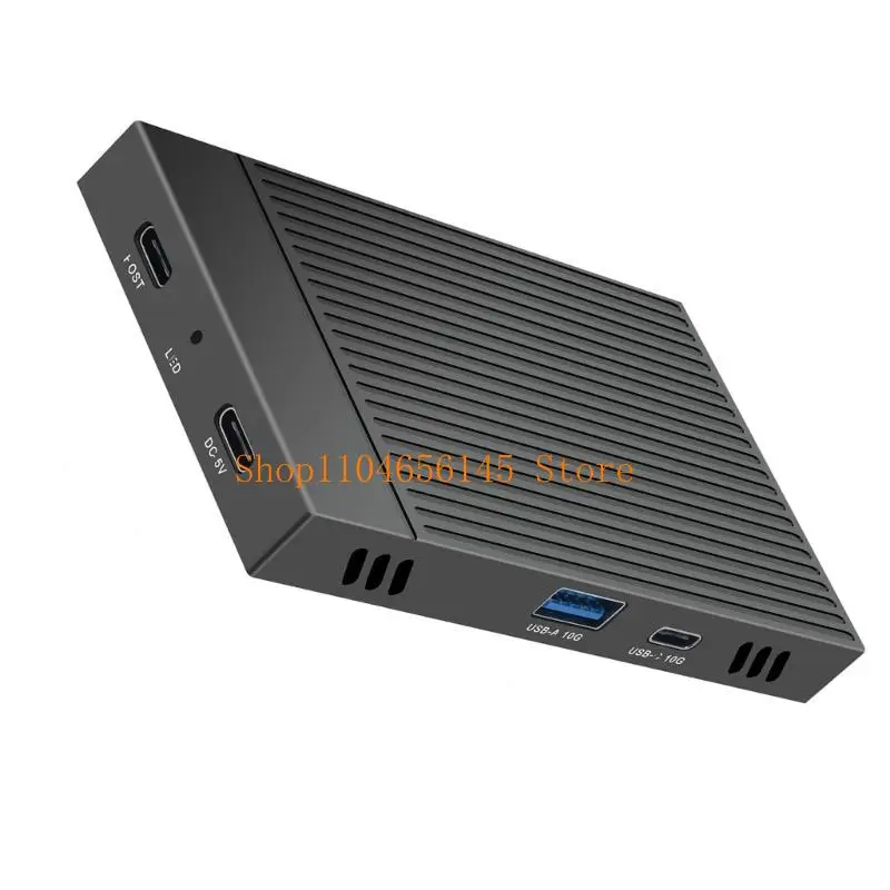 652F 더블 베이 M.2 NVMe SSD 인클로저 도크 10Gbps USB3.1 Gen2 전송 속도 알루미늄
