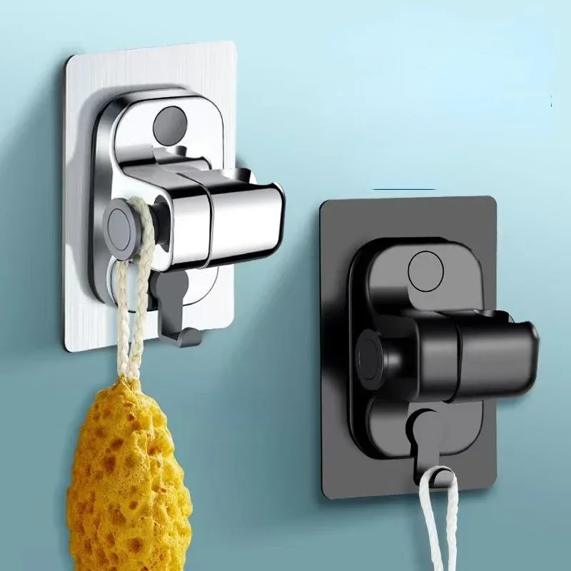360&deg; Adjustable Shower Head Holder Wall Mounted Self-Adhesive Showerhead Handheld Bracket Bathroom Accessories
