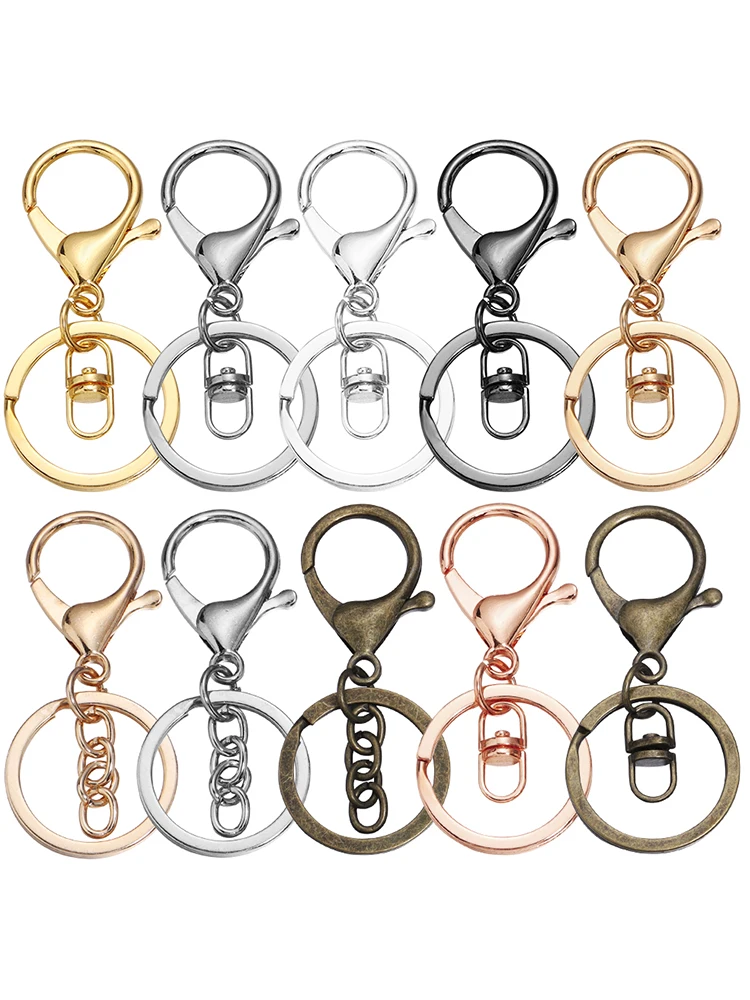 5 teile/los 30mm lang 65mm Karabiner verschluss Schlüssel haken Schlüssel ringe für Schmuck machen Suche Schlüssel bund Schlüssel ring DIY Schlüssel anhänger Zubehör – Detail 4