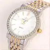 6pcs Women's Watch Casual Stainless Steel Strap Material Quartz Watch and Jewelry Bracelet Set 4