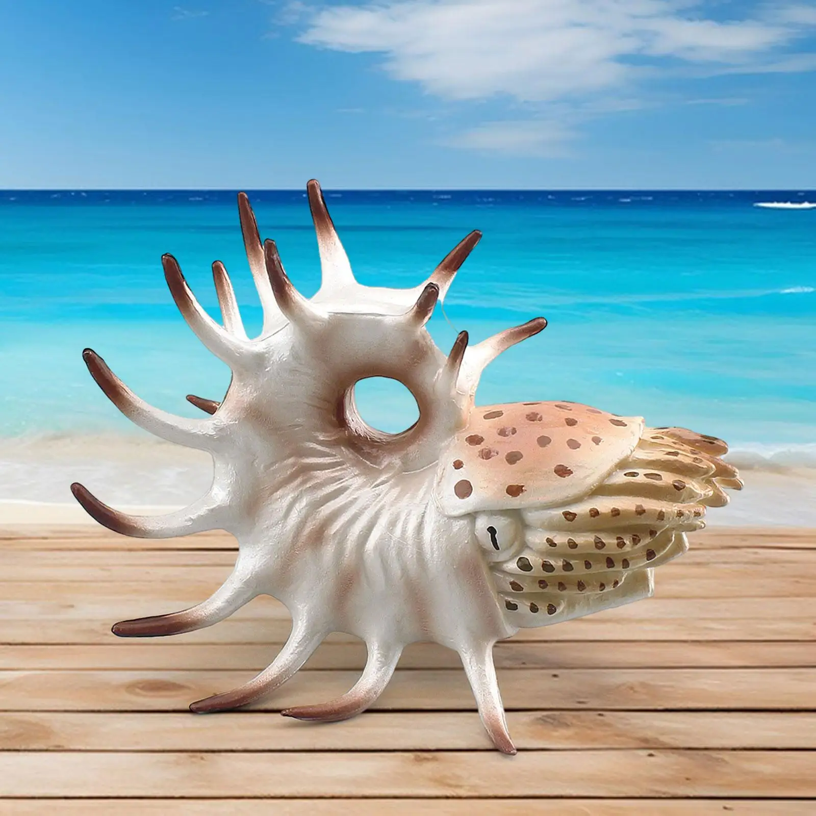 Sea Animal Figurine Model Desktop Decoration, Education Party Favor Teaching Prop Ornament Nautilus Model for Boy Kids Girls