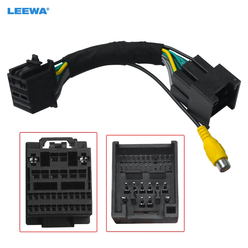 

LEEWA Reverse Camera Input Cable For Ford Sync 2.5 (32 Pin Type) Focus/Transit/Kuga/C-max/Fiesta/Ecosport/Mondeo/Puma/S-max