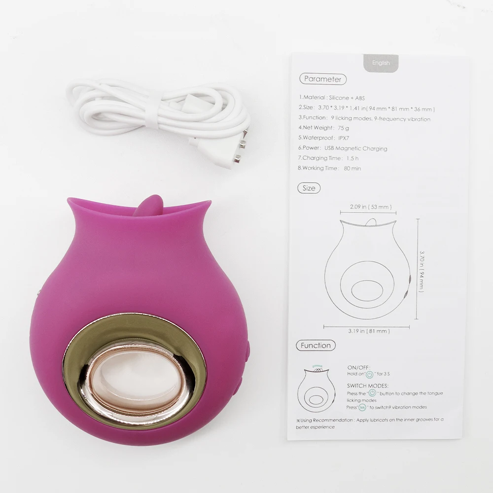 Vibrator Für Damen G-punkt Leckdildo Klitoris Und Brust Stimulator_voghion.com