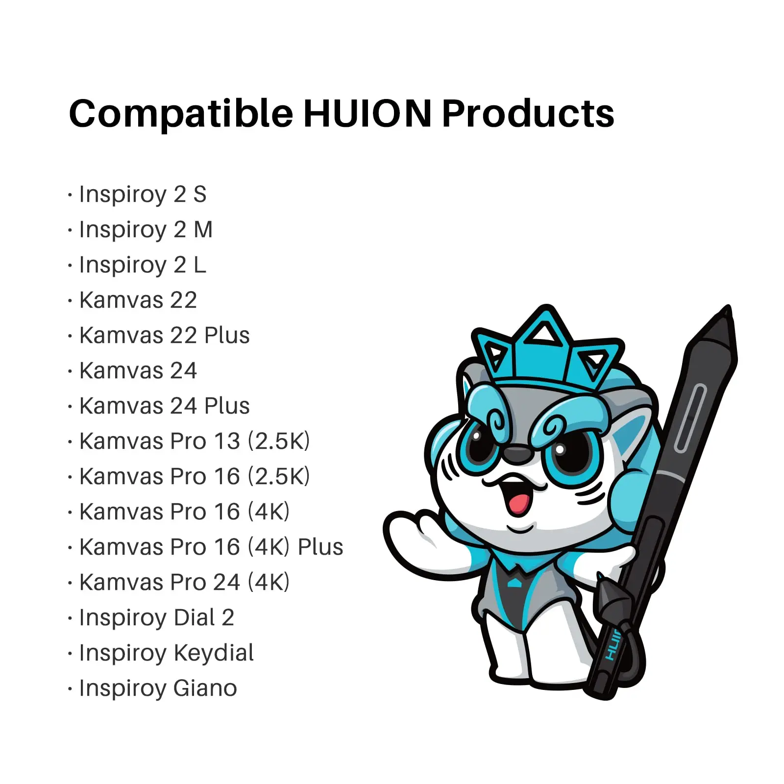 Huion Slim Pen para Huawei Inspiroy Giano Keydial Dial Kamvas 22 Series Kamvas 24 Series Kamvas Pro Pw550s 95 Milímetros de Diâmetro - Imagem 2
