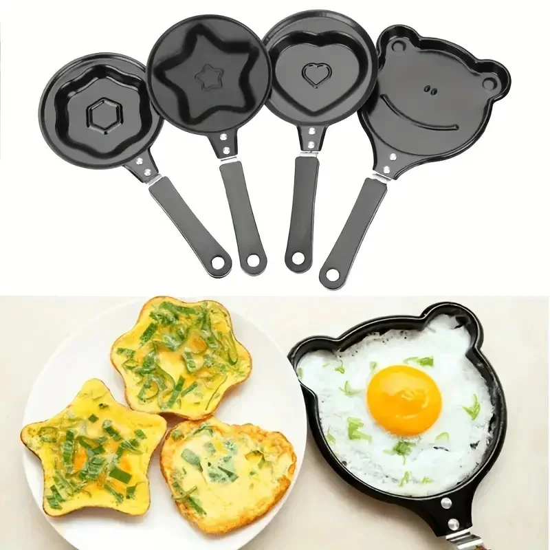 Mini Breakfast Egg Frying Pot Pig-Shaped Cartoon Frying Pot Non-stick Pancakes Omelette Pans Of Cute Shapes Kitchen Tools