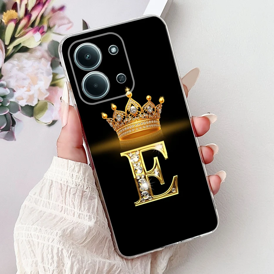 Luxury Letter Design Slim Phone Case - Soft Back Cover Coque