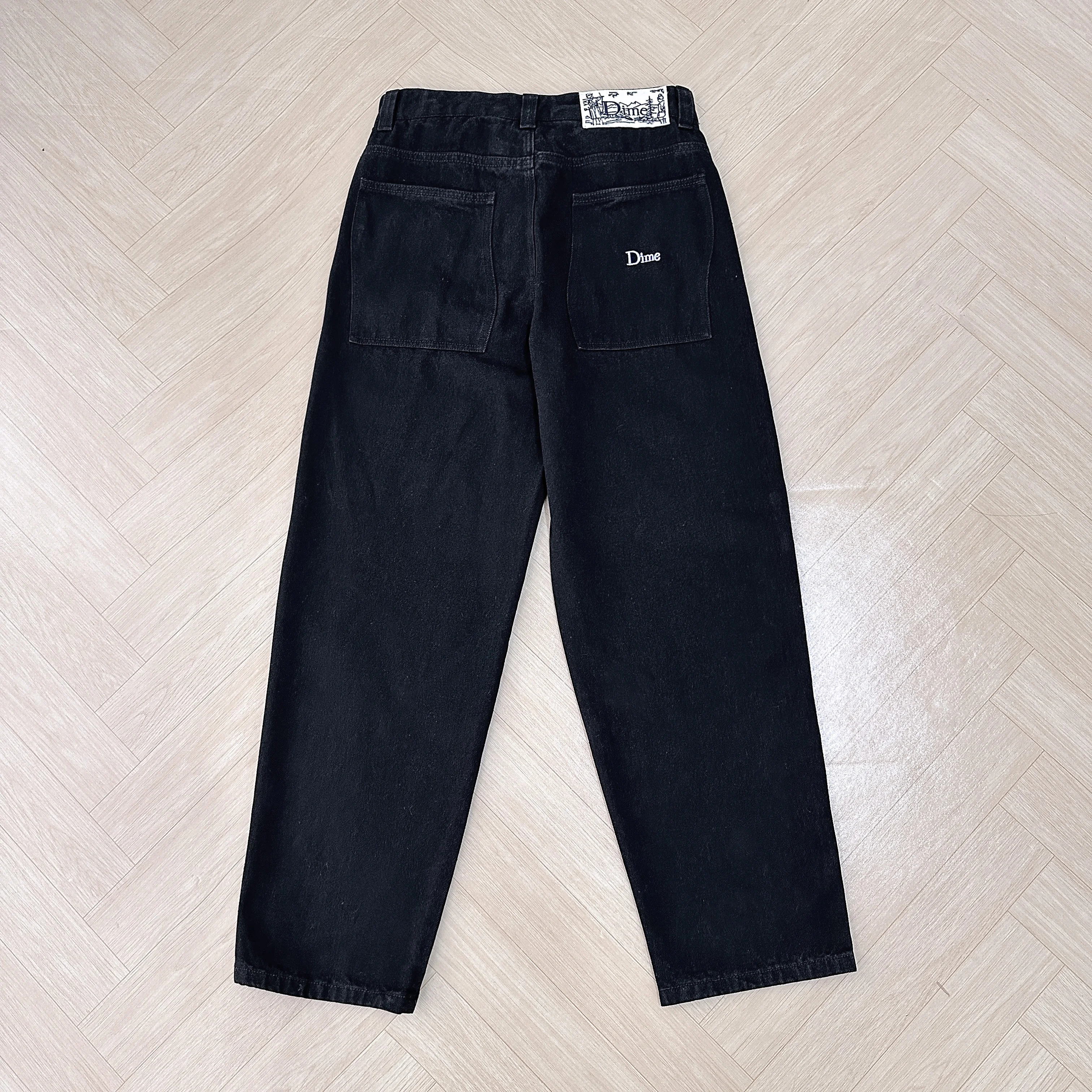 2024 Y2K Dime Jeans for Men Dime Skate Baggy Jeans Embroidery Denim Simple Dime Pants Women Jeans Mujer Hot traf  Men jean 4
