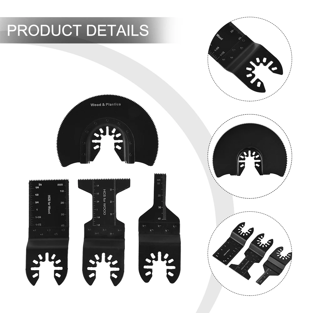 

Saw Blades Kit HCS Multi Tool E-cut Bi-metal Segment Oscillating Tool For Fein Multimaster Durable High quality Practcal