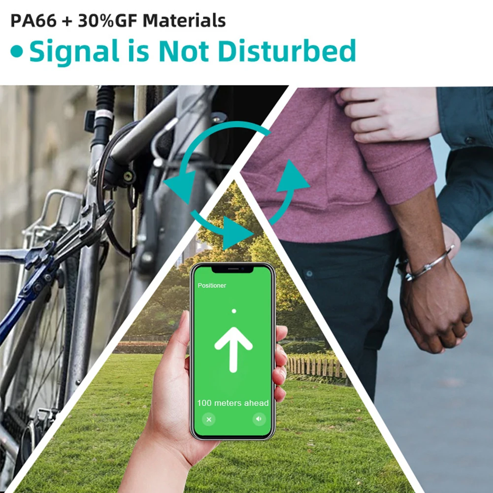 Bicycle Bottle Cage For Airtag Concealed Mountain Bike Road Bike GPS Tracker Anti-Theft Waterproof Holder and Bottle Cage Black