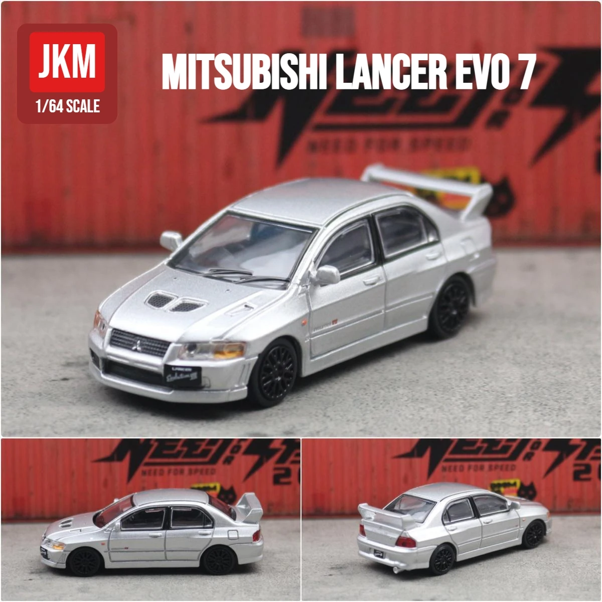 Mitsubishi Lancer EVO V ミニカー 特別版 1:64 Mitsubishi Lancer Evolution V EVO 5 Toy Car 1/64 JKM Diecast