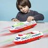 1PC Cruise Boat Ship Model Collection Pull Back Sliding Steamship Gliding Toy Gift For Kids Children Game Novelty Gag Toys 1