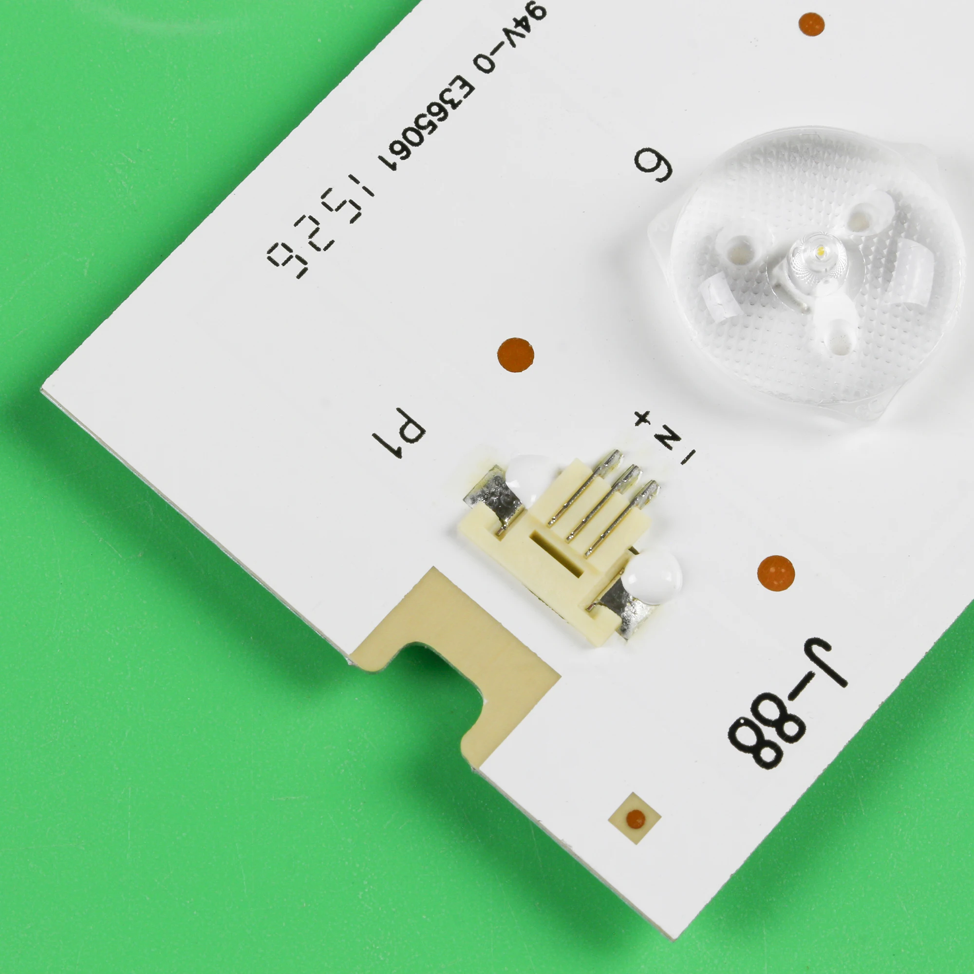 Led Barra de Retroiluminação para Thomson 55ub6406 55ub6406w Lv550ndel Ma4clb5505hr3kt4 Tmt55e580010x53030c-v2 4c-lb5505-yh1 10 Pcs 5leds - Imagem 2