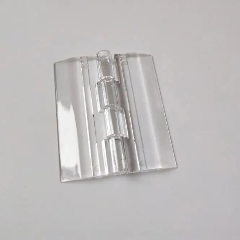 10Pcs Transparent Plastic Folding Hinges Durable Clear Acrylic Hinge Tools Cabinet Hardware Furniture Cabinet Door Hinges door hinges plastic hinges
