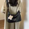 Trendy Slouchy Shoulder Bag for Women PU Leather Large Capacity Underarm Bag Retro Ladies Hobo Tote Bag 4
