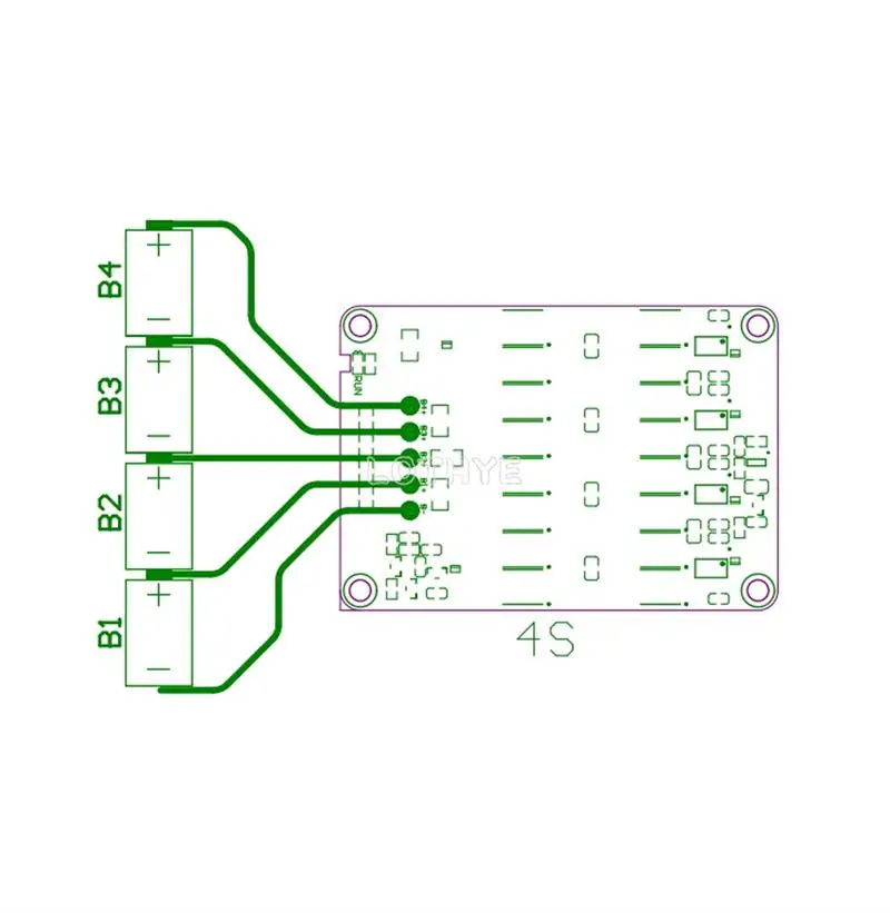 Équilibreur de batterie LiPo 3S/4S/8S 5.5A BMS actif pour RC