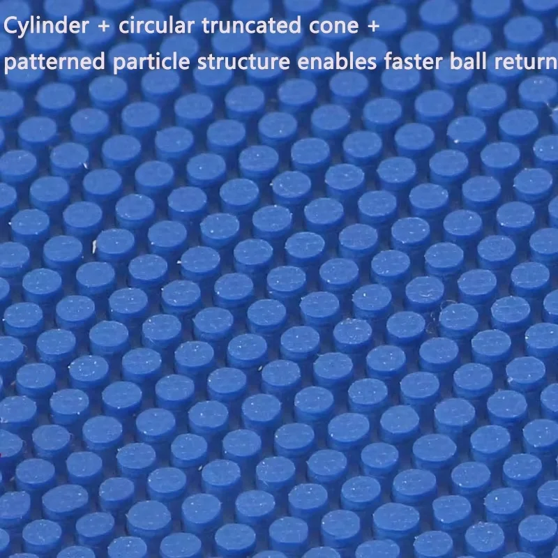 METEOR 575/845 Pickel Out Tischtennis-Gummiplatte, klebriger ITTF-zugelassener Ping-Pong-Gummi mit weißem Schwamm für schnelles Angriff – Detail 10