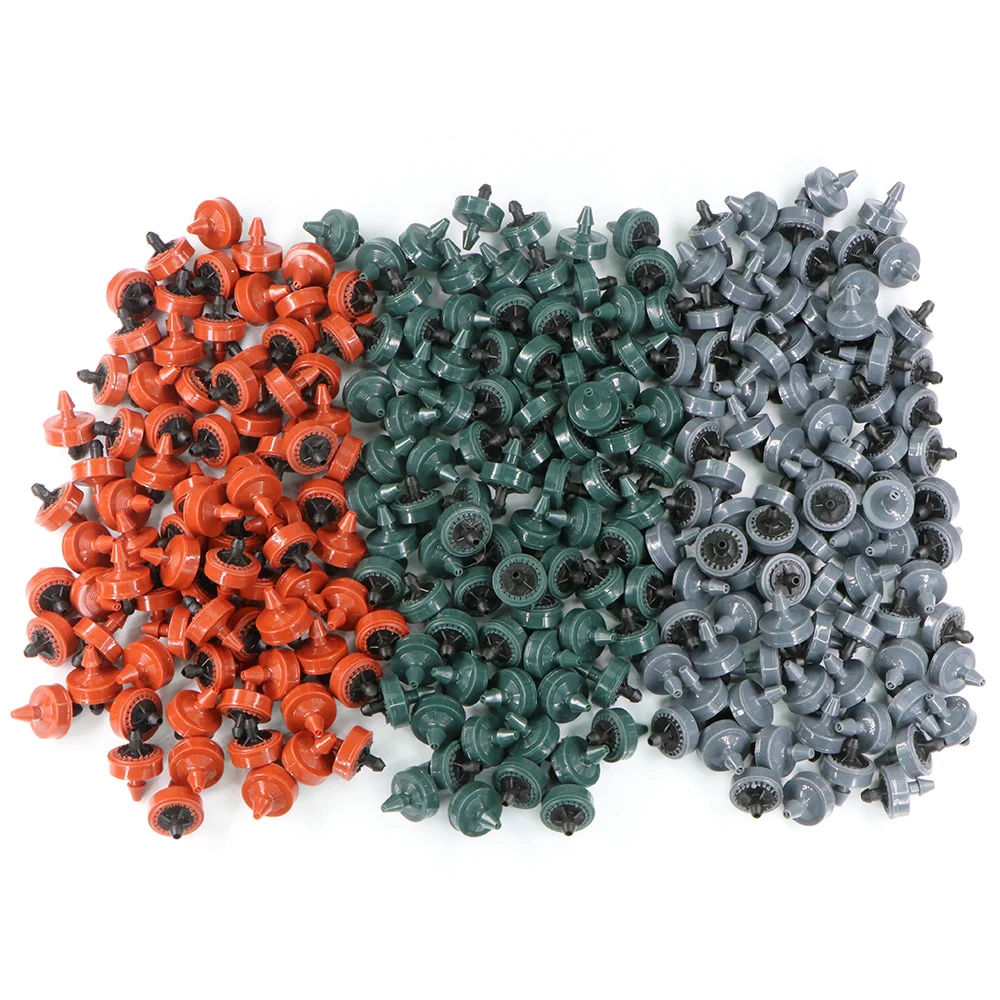 2L 4L 8L/H Pressure Compensation Dripper 4/7mm Hose Puncher Agricultural Garden Lawn Irrigation System Steady Flow 50/100PCS drip irrigation dripper