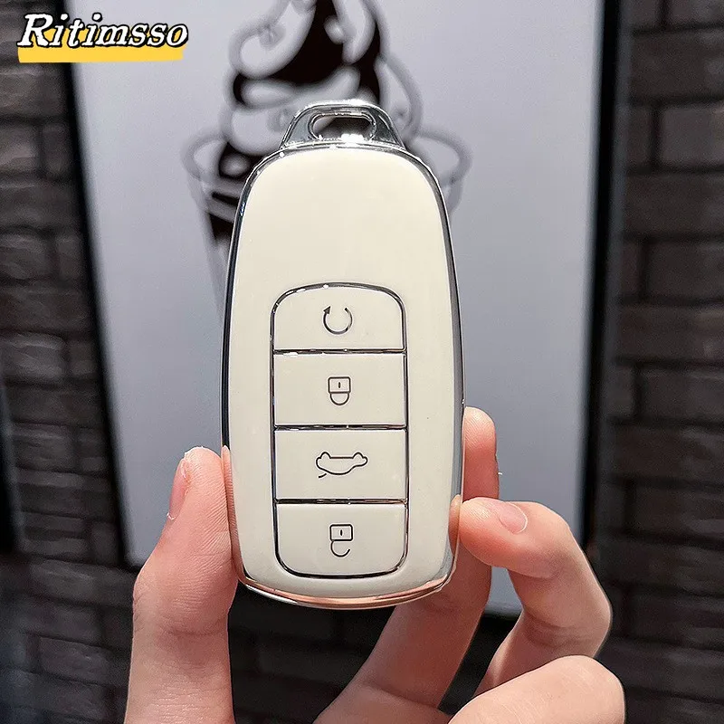 Key Case Cover Fashion TPU Car Key Case Cover Chery Tiggo 8 Pro Tiggo 8plus 5 Plus 7pro Omoda 5 Car Key Protector Shell Fob Accessories