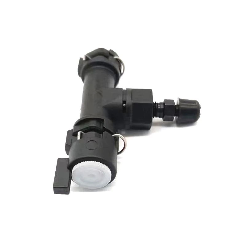 1J0721468C 1J0721468E Car Clutch Sub Pump Vent Valve Three Way Pipe For VW Octavia Passat car clutch sub pump