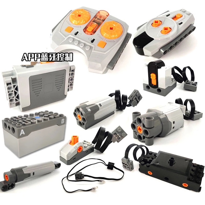 Compatible With LEGO Building Blocks Toys Multi Power Functions High-Tech Parts Bricks Servo Motor PF Model