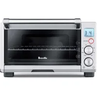 the Compact Smart Oven Countertop Toaster Oven, Brushed Stainless Steel 1