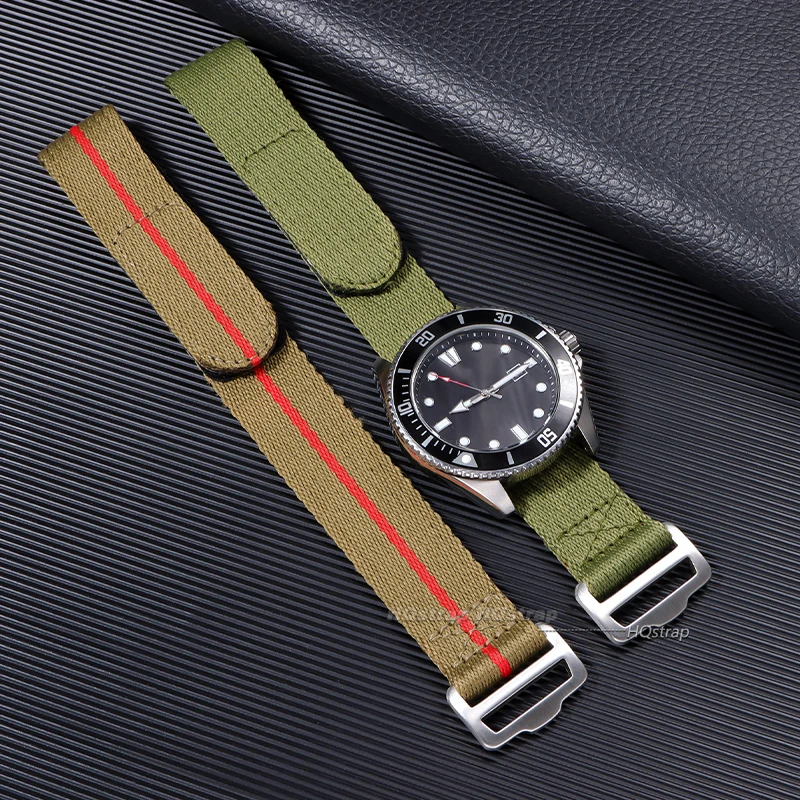 Durable Nylon Sport Watch Strap - Premium Fabric Wristband Bracelet