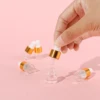 50pcs 1ml Clear Mini Glass Dropper Bottles Small with Glass Eye Dropper for Essential Oils Sample Traveling 2