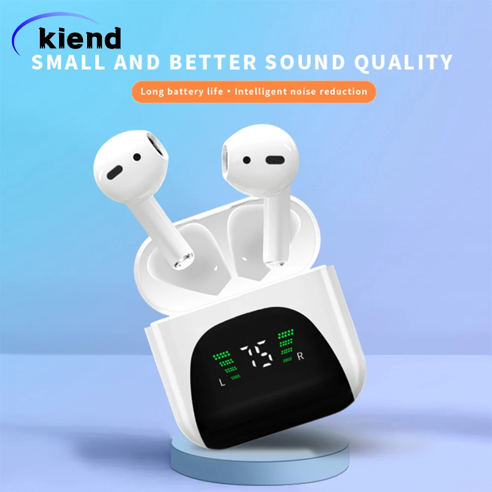 Kiend TWS Wireless Earbud Bluetooth 5.0 Stereo Headphones Waterproof In Ear Earphones With LED Display Mic Charging Case Headset |