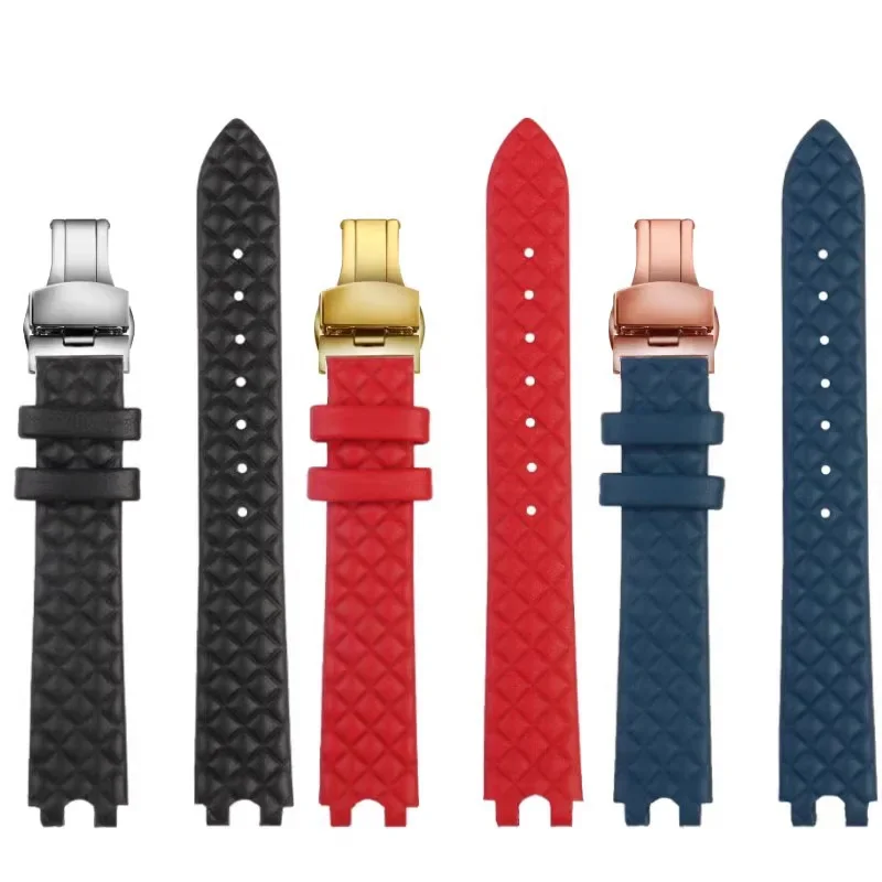 Cinturino Per Orologio In Vera Pelle Da 16Mm 18Mm Per Versace Vanitas Micro Vqm Comodo Cinturino Per Orologio Con Interfaccia A Forma Di U Femminile