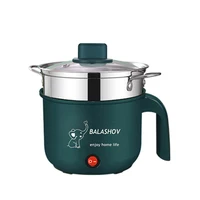 Mini cuiseur électrique pour cuisine domestique, 2 personnes, nouilles alimentaires, simple/Double couche, multifonction, antiadhésif, Machine de cuisson à la vapeur 6