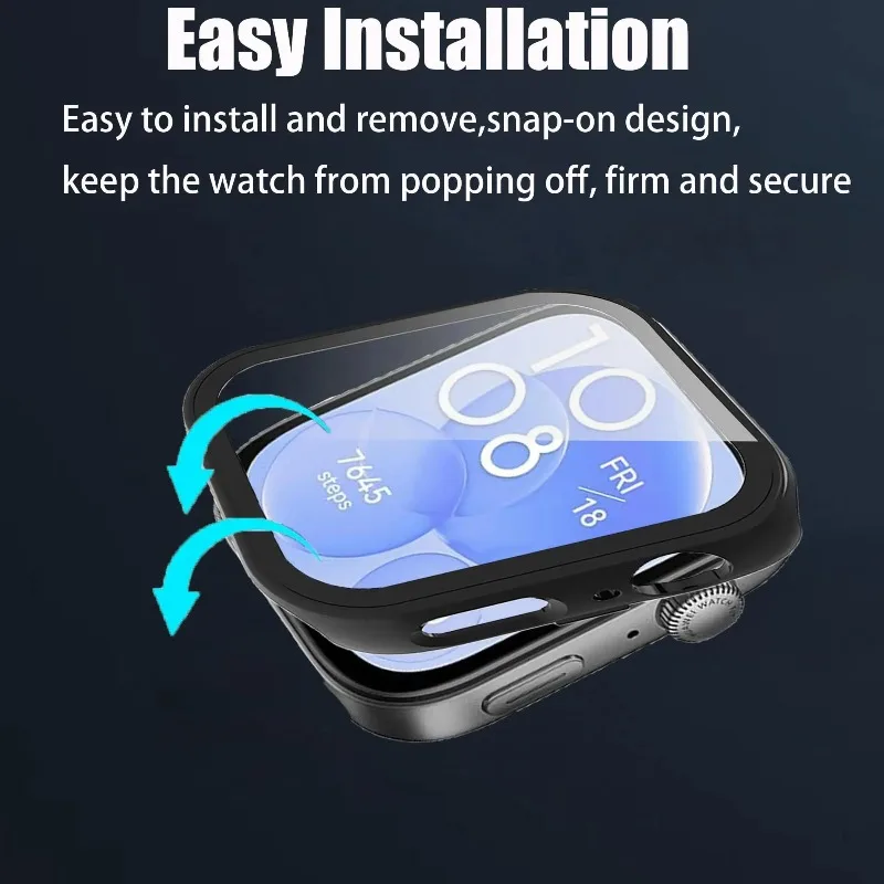 Tempered Glass Screen Protector and Hard PC Bumper Case