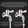 Washing Machine Faucet Water Stop valve joint 1/2" 3/4" Anti Falling Automatic Check Valve All brass /plastic Inner Core 4