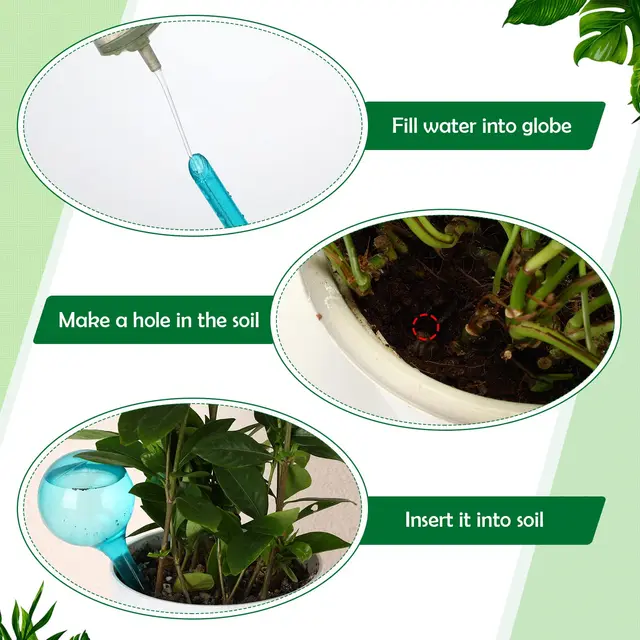 Plant Water Feeder Automatic Plastical Balls Garden Water Device Plants Watering Bulbs Self Watering Drip Irrigation Devices 3