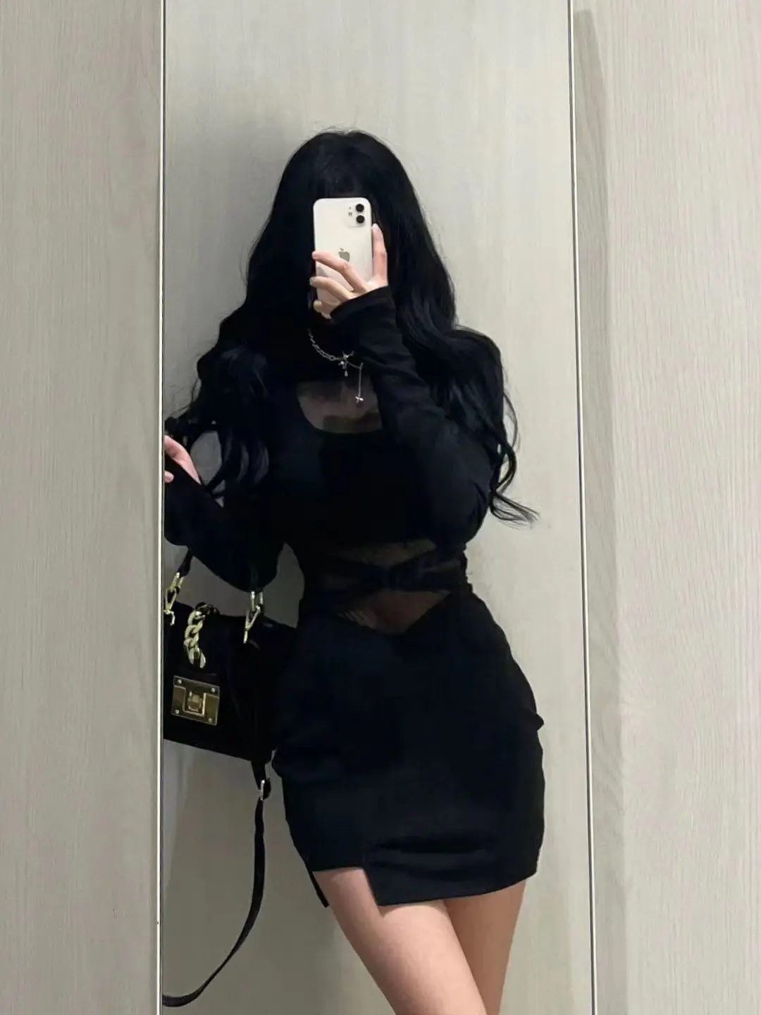 

Black Skinny Dresses Womens Girls Sexy Mesh Summer Harajuku Vintage Streetwear Cute Mini Dress Gothic Hippie Kawaii